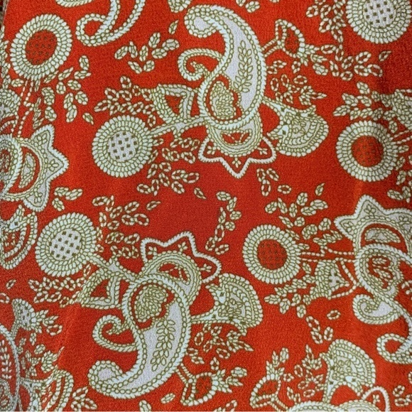 SANDRO Lanni Silk Paisley Patterned Long Sleeve Button-Down Blouse,Size 3FR/ 8US - Picture 10 of 17